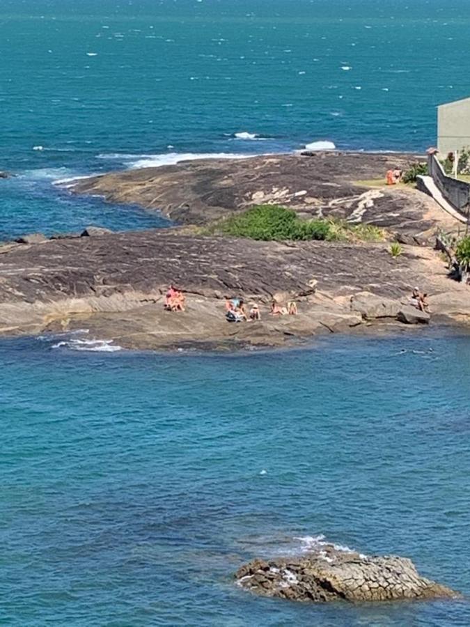 Apartamento Pe Na Areia E Aguas Tranquilas No Centro De Guarapari Eksteriør bilde