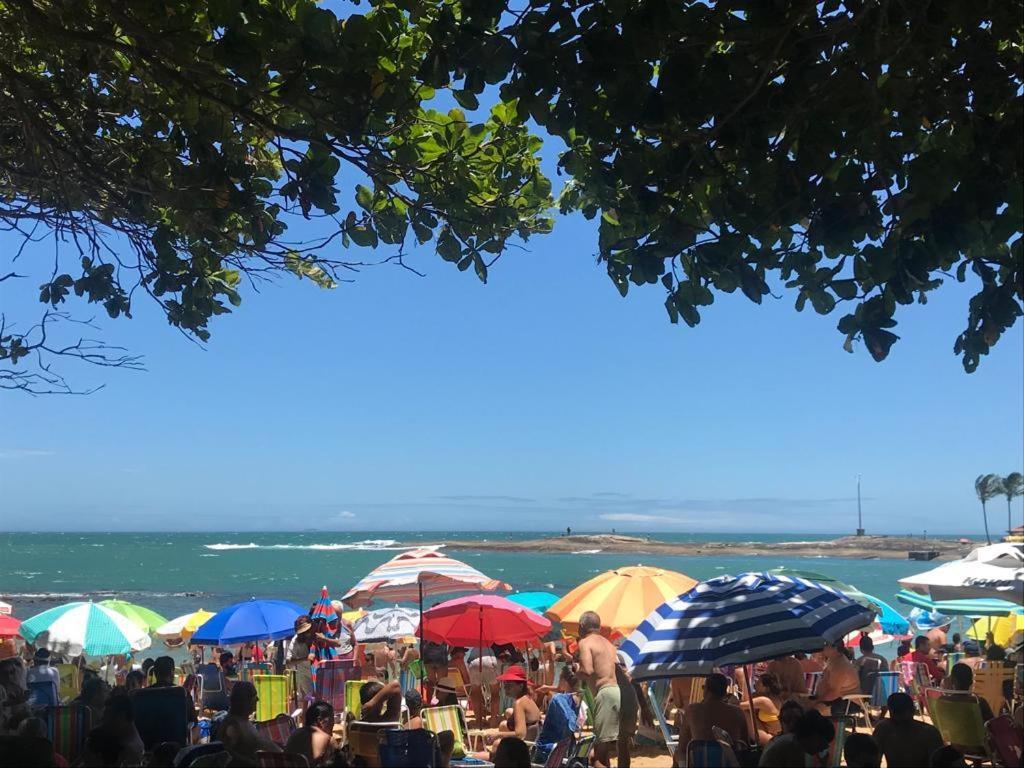 Apartamento Pe Na Areia E Aguas Tranquilas No Centro De Guarapari Eksteriør bilde