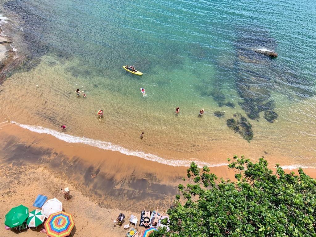 Apartamento Pe Na Areia E Aguas Tranquilas No Centro De Guarapari Eksteriør bilde